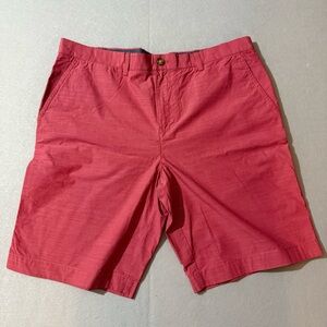 Tommy Hilfiger Men's Red Flat Front Shorts